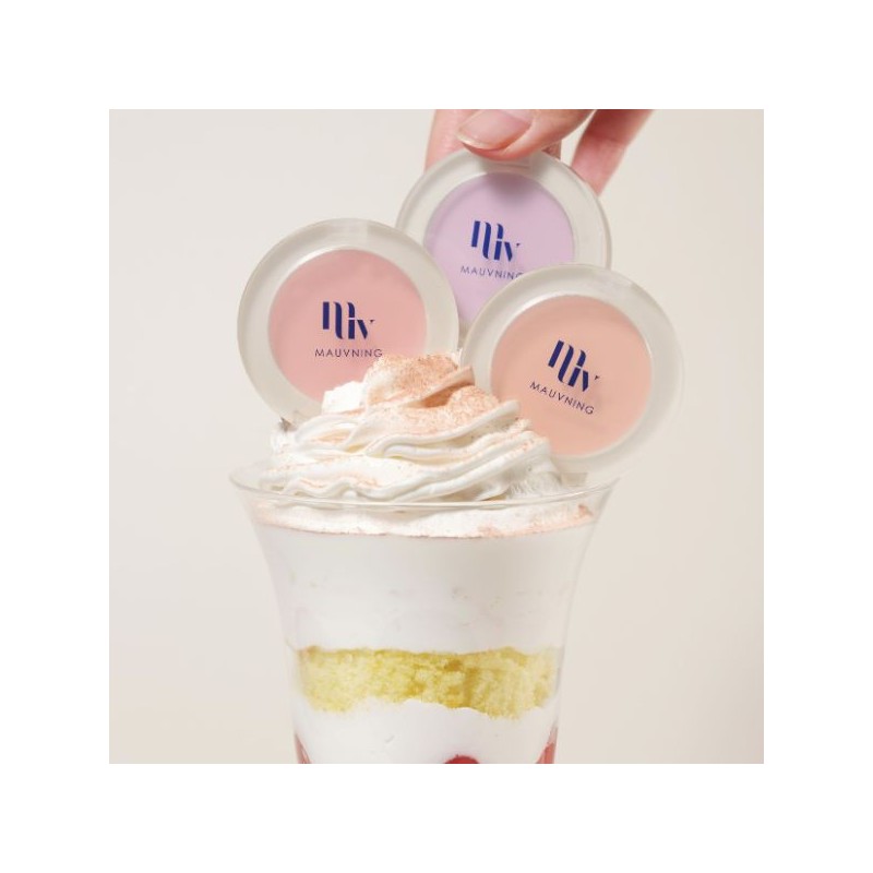 MAUVNING Dewy Pale Cream Cheek 1.8g, Color:02 Pale Blush
