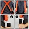 VOANZO Drawstring double carrying belt 2-Person Adjustable Shoulder Harness Lifting