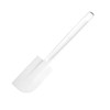 Vogue Rubber Ended Spatula 25.5 cm/10 inch, White, ABS Handle