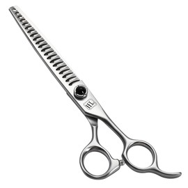 Fenice Totem Dog Grooming Scissors: 7 inch Pet Chunker Shears Made Of Japanese 9CR Advanced Stainless Steel Professional Grooming Scissors for Dogs Cats and Other Pets