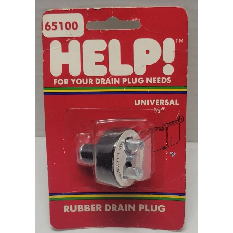 Dorman Help 65100 Universal 1/2" Inch Rubber Oil Drain Plug