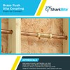 SharkBite 1-1/2 Inch Slip Coupling, Push to Connect Brass Plumbing