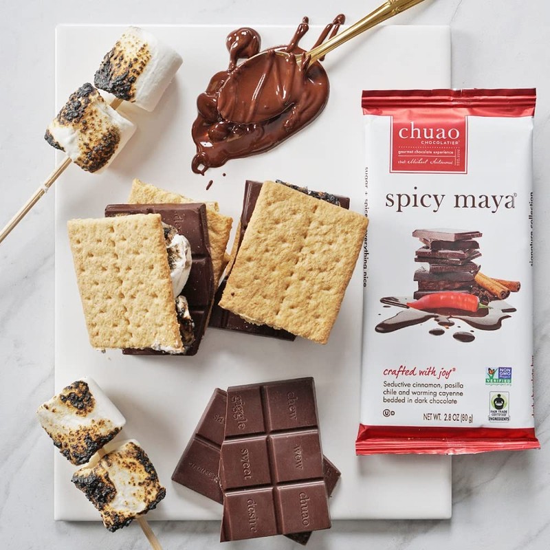 Chuao Chocolatier Spicy Maya Gourmet Dark Chocolate Bars | Cinnamon