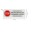 BIKE-label Letterbox Stickers 3D 80 x 30 mm Pack of