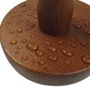 LUSTERING Wooden CoastersTrivets for Hot Dishes,Heat Resistant Tree Trivets, 4