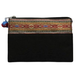 Lantern Moon - Lantern Moon Canvas Black (20x15cm) Handmade Tool Kit with Magnetic Closure - 1 Set