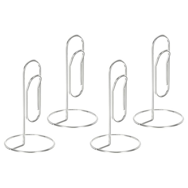PATIKIL Place Card Holder, 4 Pack Memo Clip Holder Stand