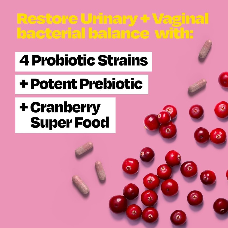 Cystex 3-in-1 Urinary Tract Probiotic for Women - Fast-Acting UTI