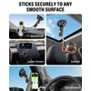 A2C 12" Anti-Shake Metal Arm Windshield Phone Mount, Suction Phone