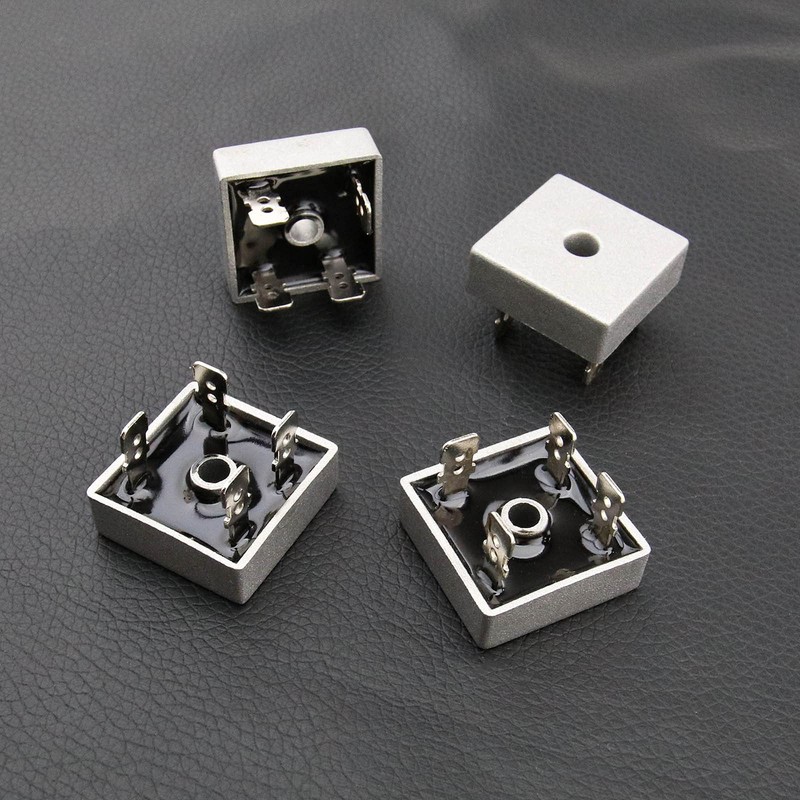 EMSea 4Pcs KBPC5010 Rectifier 1000V 50A 4 Pins Metal Case