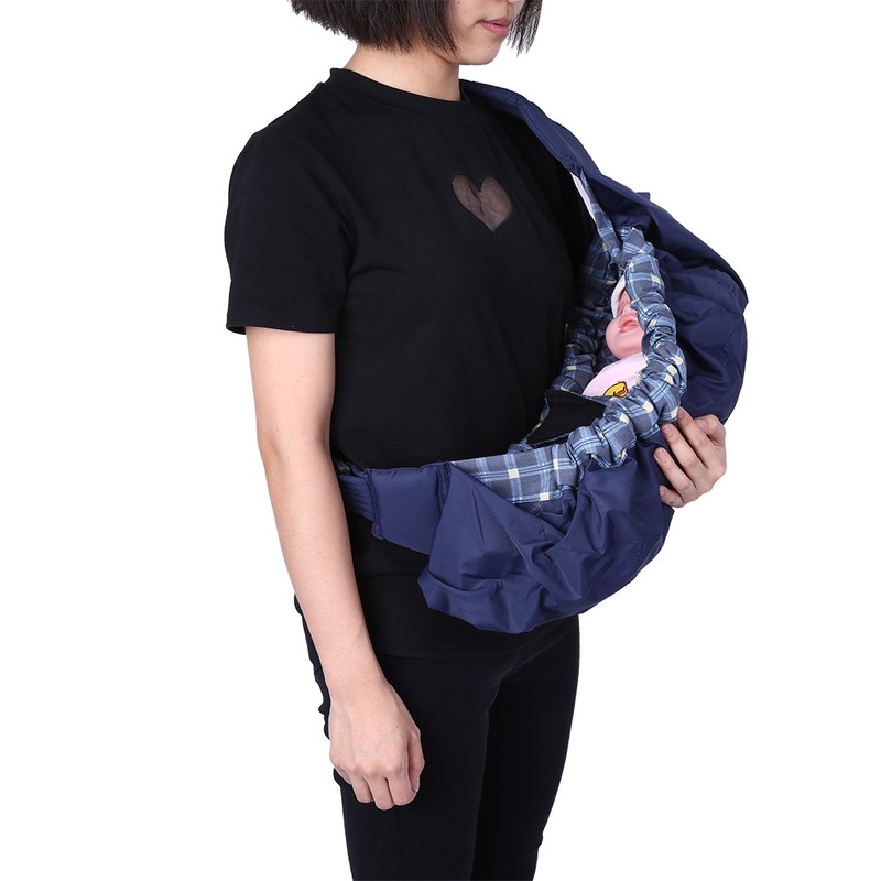 1Pc Adjustable Side Carry Economic Newborn Baby Wrap Carrier Front
