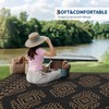 Large Outdoor Rug Waterproof 9x18 Outdoor Plastic Straw Rug, Stain-Resistant