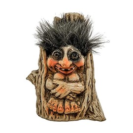 NyForm Troll Original Norwegian Troll Tree Keeper 8.5 cm Beige Tree Resin Collector's Item
