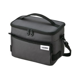 THERMOS RFD-005 BK Soft Cooler, 5L Black, 5-Layer Insulation Structure, Foldable, Compact, Water-Repellent Fabric, Box Type
