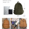 GAMLFL Military Green Canvas Backpack for Women & Men Retro