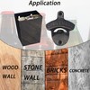 Jumiok Old Fashioned Beer Bottle Opener Wall Mounted Bottle Top