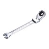 sourcing map 1/4 Inch Flex-Head Ratcheting Combination Wrench SAE 72