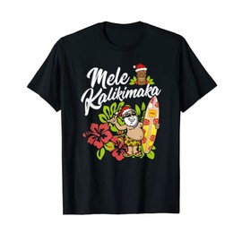 Mele Kalikimaka Christmas Aloha Hawaii T-Shirt Gifts