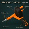 50 FT Drain Snake Hair Drain Clog Remover, Manual Or