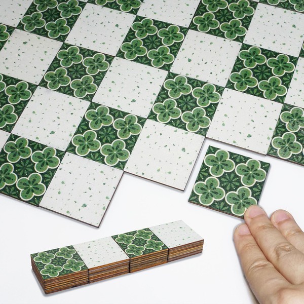 Halandar Dollhouse Flooring Tiles on 1/12 1/6 Scale Miniature Decor