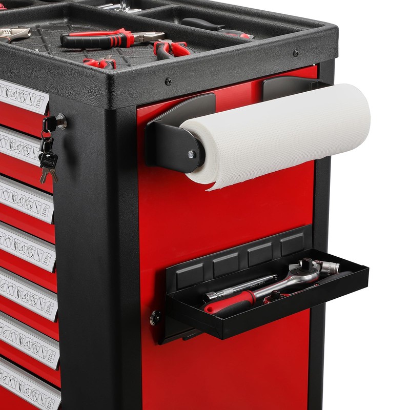 Mayouko Magnetic Toolbox Shelf, Tray and Holder, 4-Piece Magnetic Toolbox