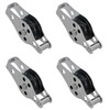 Marine Pulley Block with 25mm Diameter Nylon Wheel 316 Grade