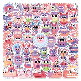 60 PCS Preppy Dragon Water Bottle Stickers, Cute Chinese Graffiti Dragon Stickers Pack for Kids Teens Adults, Reusable Waterproof Vinyl Stickers Decals for Laptop, Phone, Skateboard, Classroom Rewards
