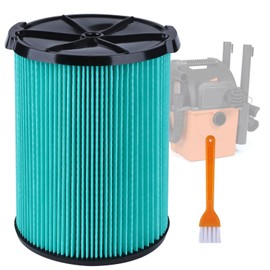 uoboeuq VF6000 5-Layer Pleated Replacement Vacuum Filter Compatible for Ridgid Shop Vac 5-20 Gallon Wet/Dry Vacuums WD5500 WD0671 WD6425 WD7000 WD1280 WD1851 WD1680 WD1956 RV2400A 1400RV RV2600B