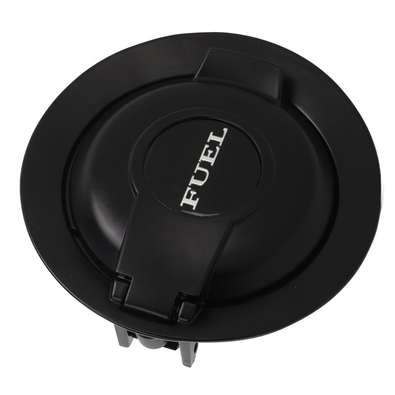 Fuel Filler Cap Matte Black 68250120AA Gas Door Cap Replacement
