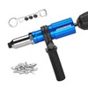 JIOGOWISE Professional Rivet Gun Adapter Kit,Electric Power Drill Rivet Attachment,Easy