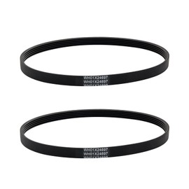Laofudech WH01X24697 Washer Drive Belt Compatible with GE & Hotpoint Washing Machines, Replaces AP6037512, 4585709, PS11767488 Fixes No Spin & Burning Smell Issues 2Pcs