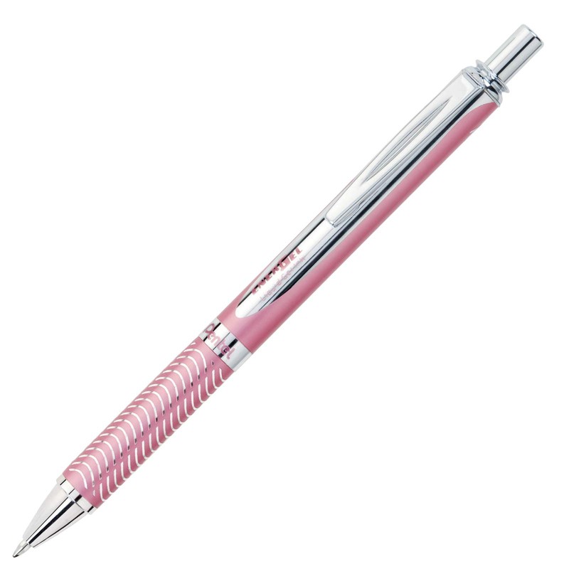 Pentel BL407P-A-EST Bolígrafo Energel Bl407, Color Rosa, Tinta Negra con