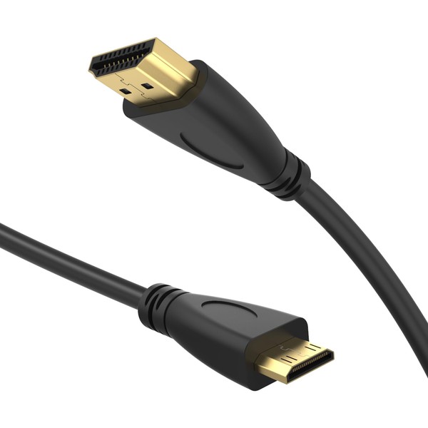 Mini HDMI to HDMI Cable Compatible with Canon EOS R,