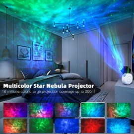 Star Projector Galaxy Light for Bedroom, Smart APP & Voice Control Nebula Projector, Perfect Christmas Hoom Decor Compatible with Alexa & Google Home, Rotatable and Adjustable Cloud Stars