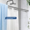 Anndason Double Shower Curtain Rod 28 to 75 Inches Elegant