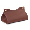 Tissue Box, Leather Tissue Box Bag, Rectangular Leather Cosmetic Tissue