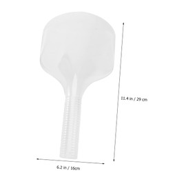 IWOWHERO Transparent Face Mask for Hair Cutting Lightweight Hairdresser Tool for Barbershop Salon Baffle Comfortable Face Cover for Hair Coloring and Styling