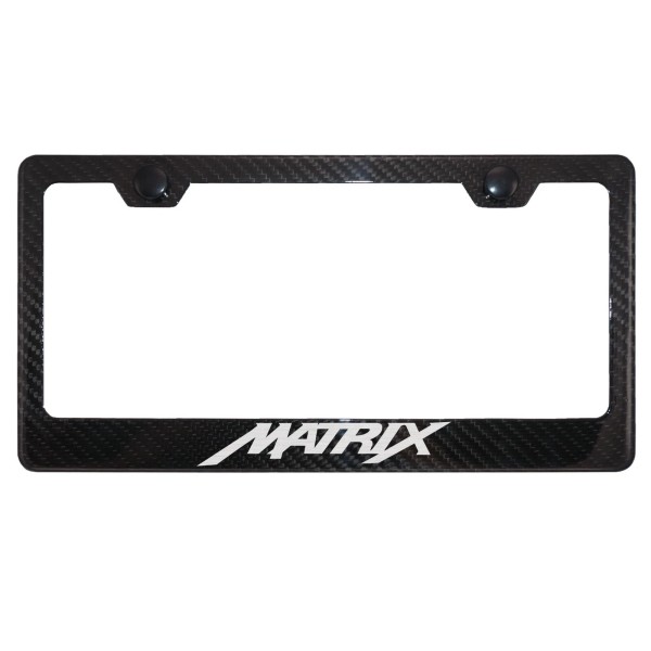 MVP Carbon Fiber License Plate Frame For Matrix