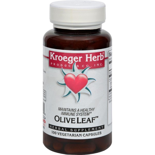 Kroeger Herb Olive Leaf Caps 100 Cap3