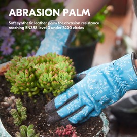 Vgo... 1 Pair Women's Gardening Gloves, Faux Leather Gloves, Faux Leather Gardening Gloves, Gardening Gloves (SL7476)