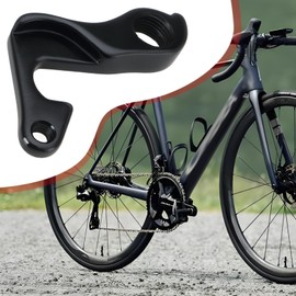 Create idea Pack of 2 Bicycle End Hooks CC177 Aluminium Alloy Derailleur Hanger Mechanical Gear Hooks for Rear Wheel Compatible with Orbea Bikes Black