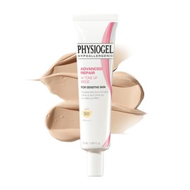 PHYSIOGEL Advanced Dripper AI Tone Up Beige SPF50/PA+++ / Makeup Foundation Primer Tone Up Transparent Skin Sun Cream