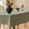 Zobesta Linen Sage Tablecloth Green Cotton Table Clothes for Rectangle