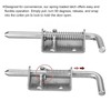 sourcing map Barrel Bolt Latch, 2Pcs 10x135mm - Stainless Steel