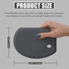 Silicone Dough Scraper with Stainless Steel Sheet, Curved Edge Flexible