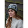 Pachamama Women Wool Beanie Hat Handknitted Scots Thistle Design Multicoloured