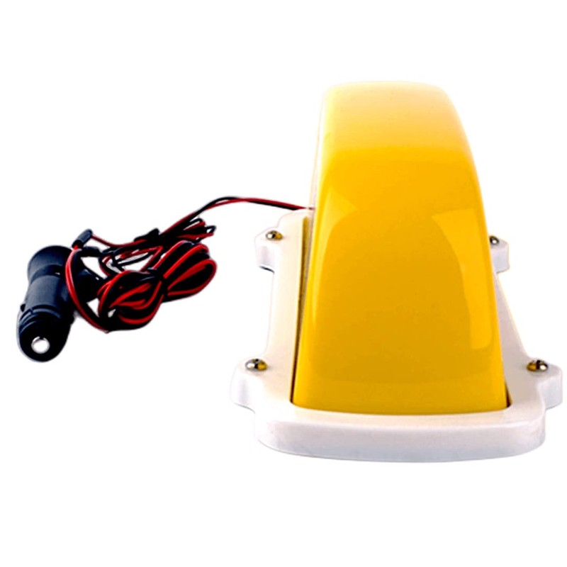 1PC Yellow Shell 12V LED Magnetic Taxi Light Waterproof LED