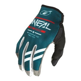 O'NEAL | Bicycle & Motocross Gloves | MX MTB DH Downhill Freeride | Durable, Flexible Materials, Ventilated Nano Front Hand | Mayhem Glove Squadron V.22 | Adult | Petrol Grey | M