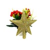 Evisha Red Big Size Glitter Star Christmas Tree Top Christmas