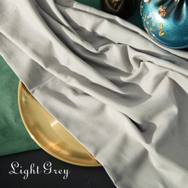 Organictune Body Pillow Cover Microfiber Long Pillow Case Breathable Soft Shrinkage and Fade Resistant Pillowcase with Envelope Closure (Light Grey,20x54 Inches)